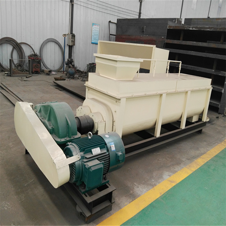 生石灰加湿钙化双轴搅拌机 污泥双轴搅拌机粉煤灰加湿单轴搅拌机