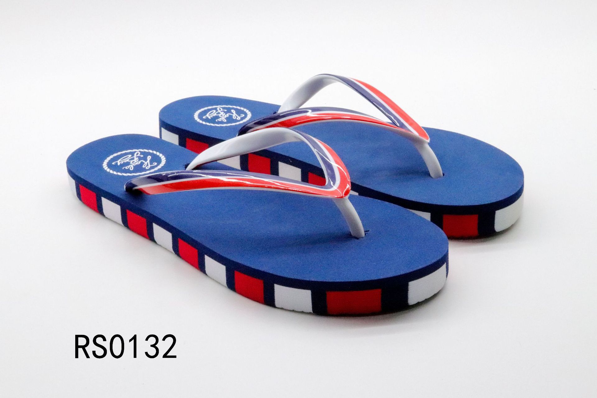 oem定制外贸出口美国欧洲日本eva拼色大底pvc人字沙滩拖鞋slipper