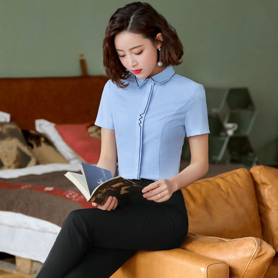 职业装2019新时尚气质夏季套装有女人味有气场的工装ol职场套装