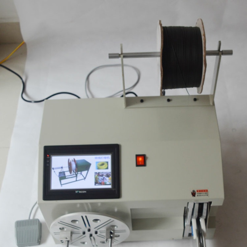 厂家直销绕线扎线机绕圈绑线机绑带机扎带机八字型圆型