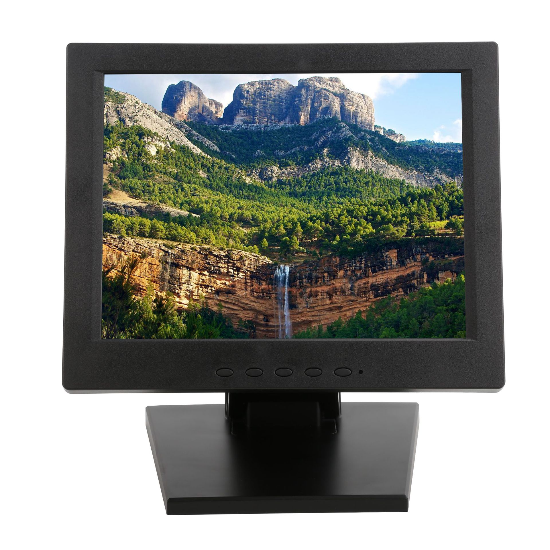 热销12寸四线电阻触摸显示器 led背光液晶完美屏点餐收银pos触摸