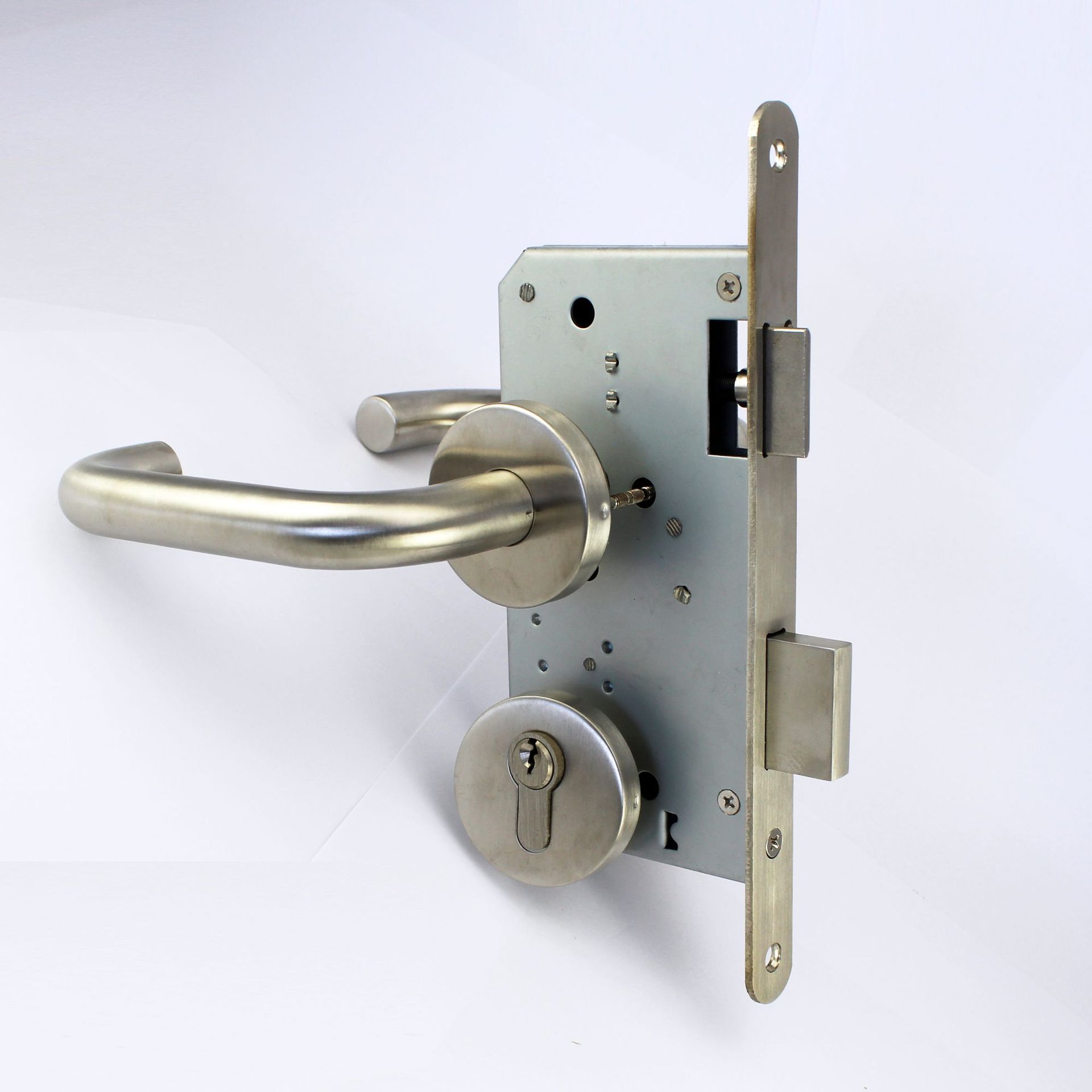 不锈钢门锁隔音门锁加厚门锁70mm厚门锁80mm厚门锁