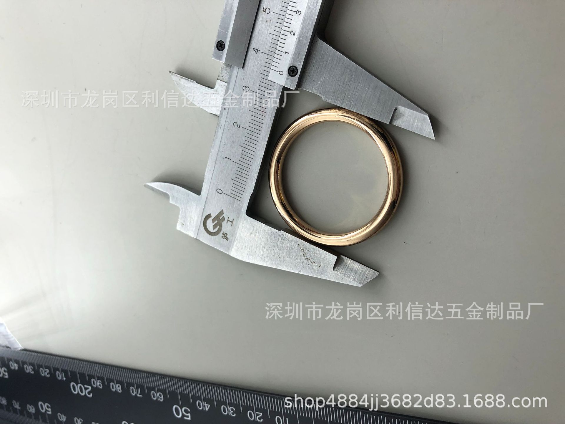 内径30mm圆圈 4.0一寸2分圈圈 金属闭口圈4.0*30金色圆圈 大圆圈