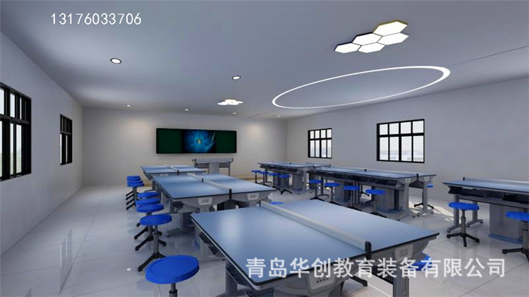 中小学物理化学生物实验室 实验桌学生课桌椅