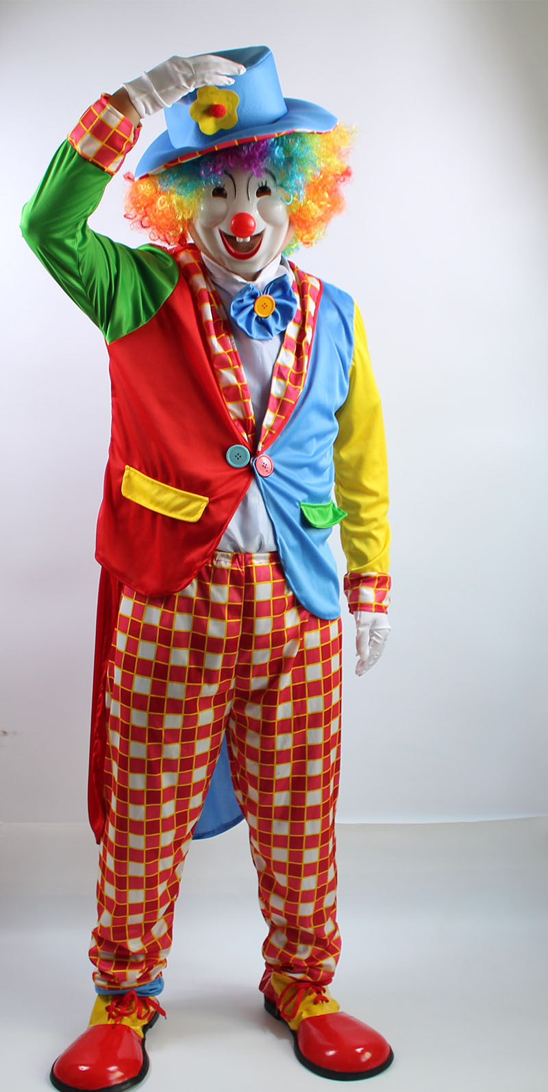 万圣节魔术师表演服装成人燕尾小丑衣服套装装服饰舞台角色扮演服