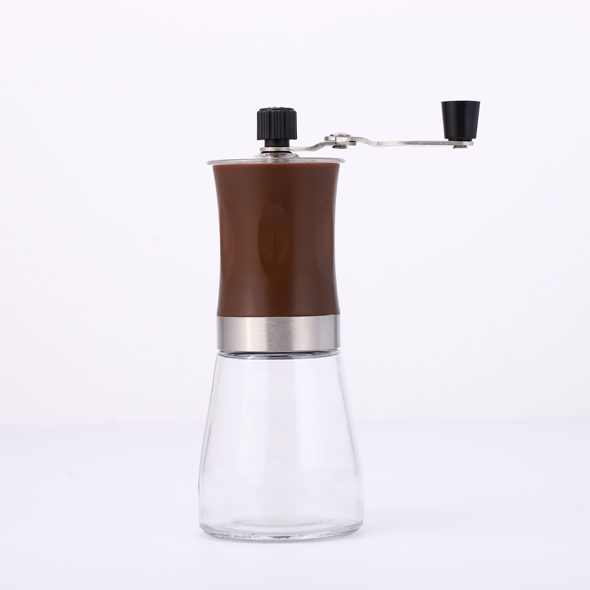 厂家直销手摇咖啡研磨机 陶瓷芯便携式手摇磨豆器 可水洗研磨器