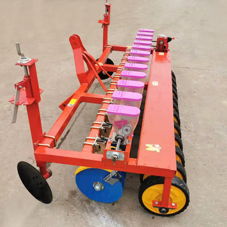 菠菜播种机新款甘蓝点播机四轮车带黄豆种植机娃娃菜大白菜点播机