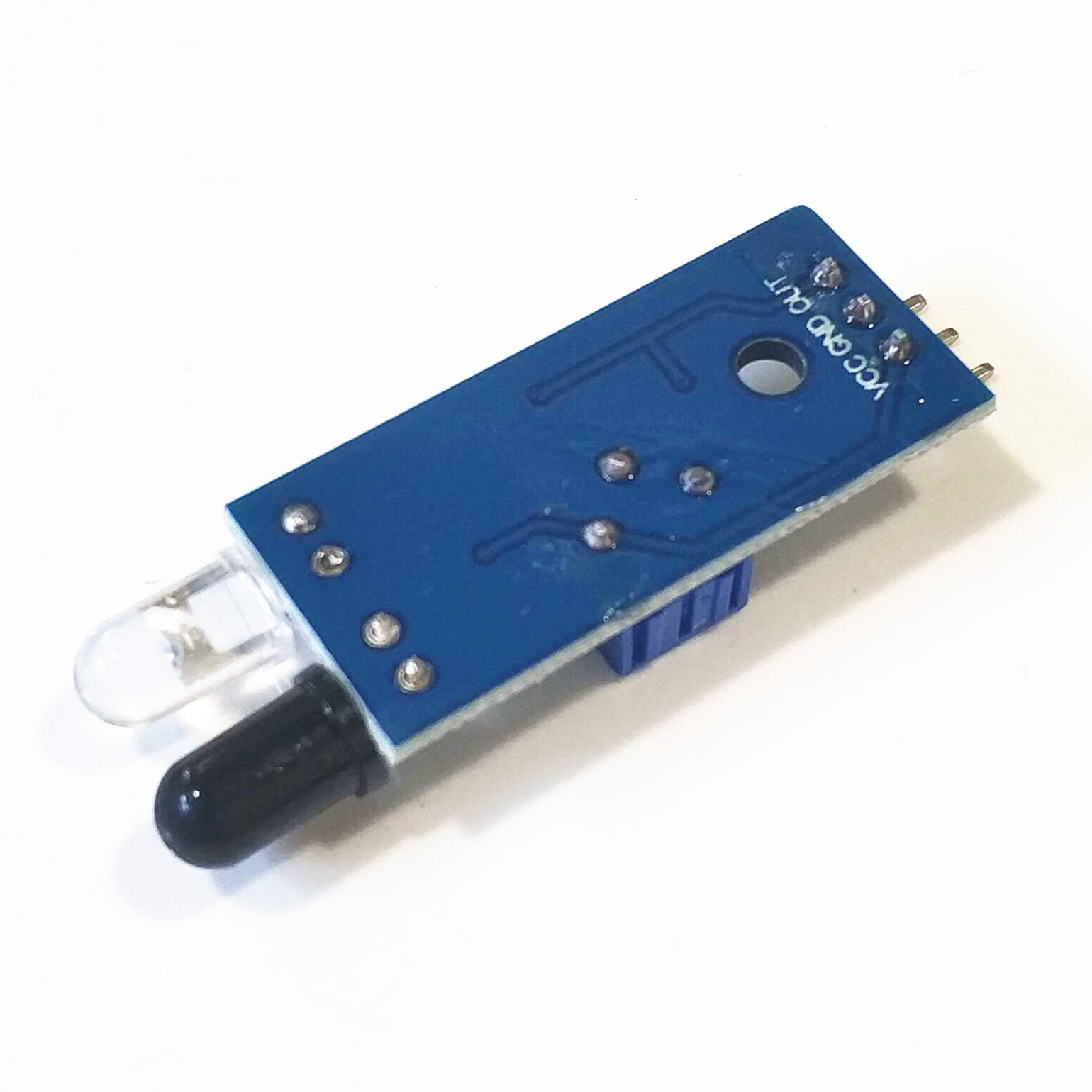 红外壁障模块/避障小车避障传感器/黑白线识别 距离可调 光电开关