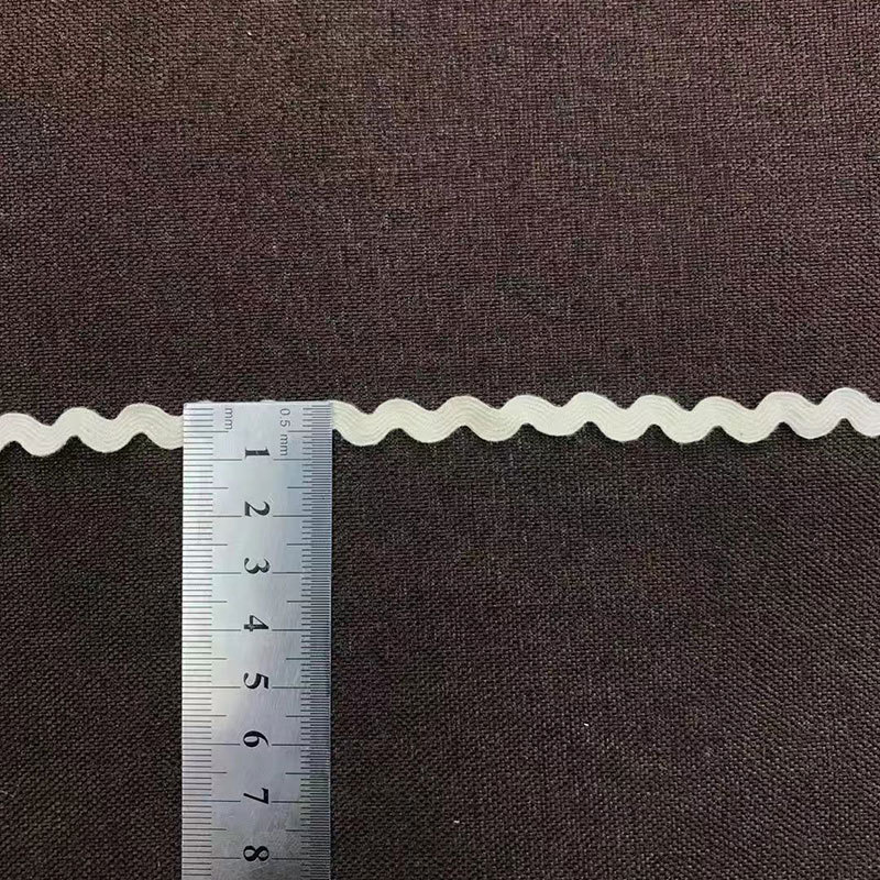 diy精绣花边辅料波浪2019新款棉线刺绣平阳织带 0.5cm