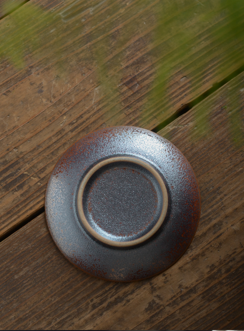 景德镇盖碗_景德镇纯手工窑变拉丝盖碗日式金属釉三才盖碗薄胎洒金釉