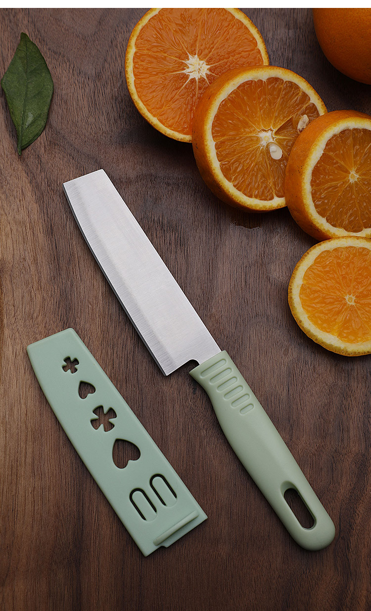 北欧风水果削皮刀 不锈钢厨房刀具水果刀 锋利家用刀具厨用刀