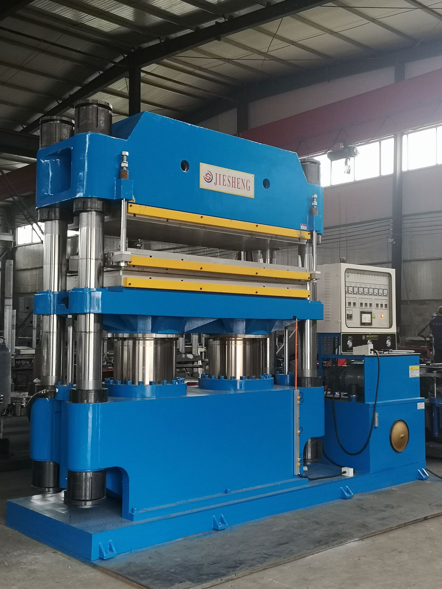 硫化机 双层双缸模压硫化机 硅橡胶脚垫硫化机捷盛定制橡胶硫化机