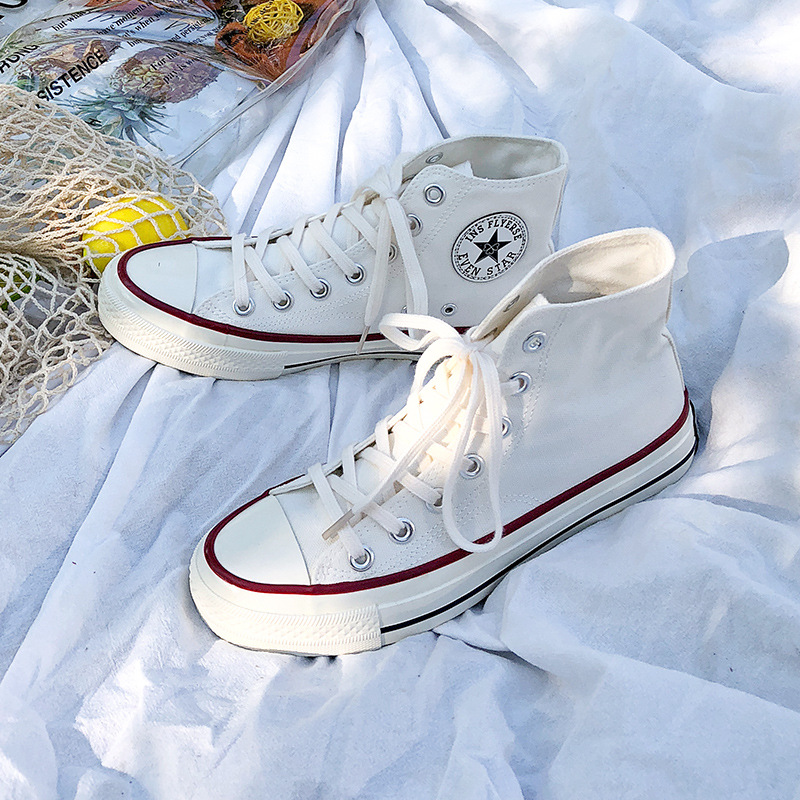 远益evenstar圆标1970s帆布鞋学生男女情侣姜黄色韩国ulzzang板鞋