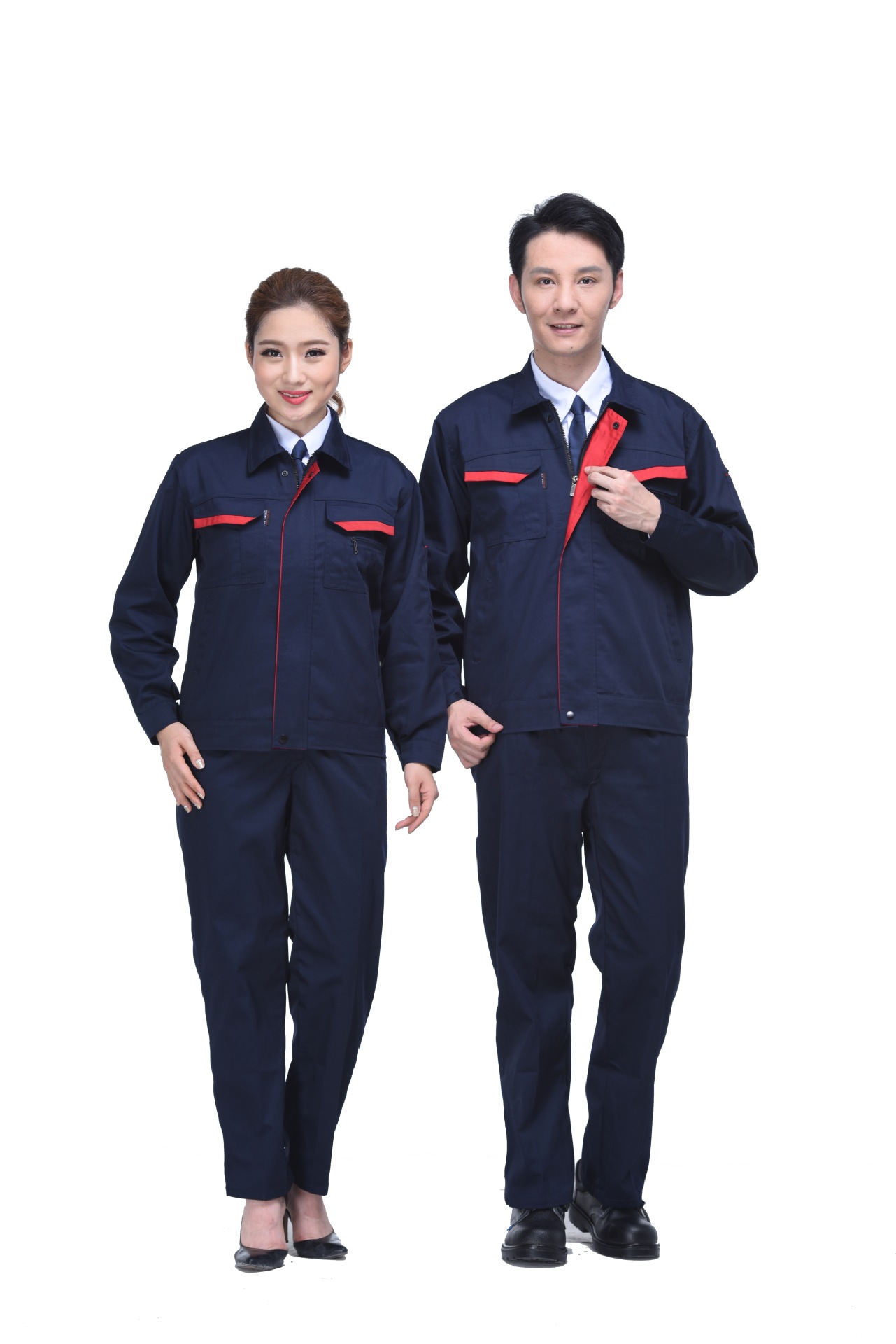 防静电春秋长袖工作服电焊厂服工程制服定做化工厂工