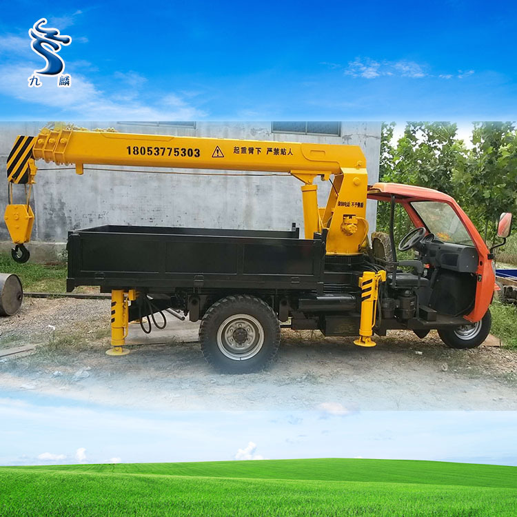 福田五星简易棚28马力三轮移树吊背树车配车载转盘九麟定制