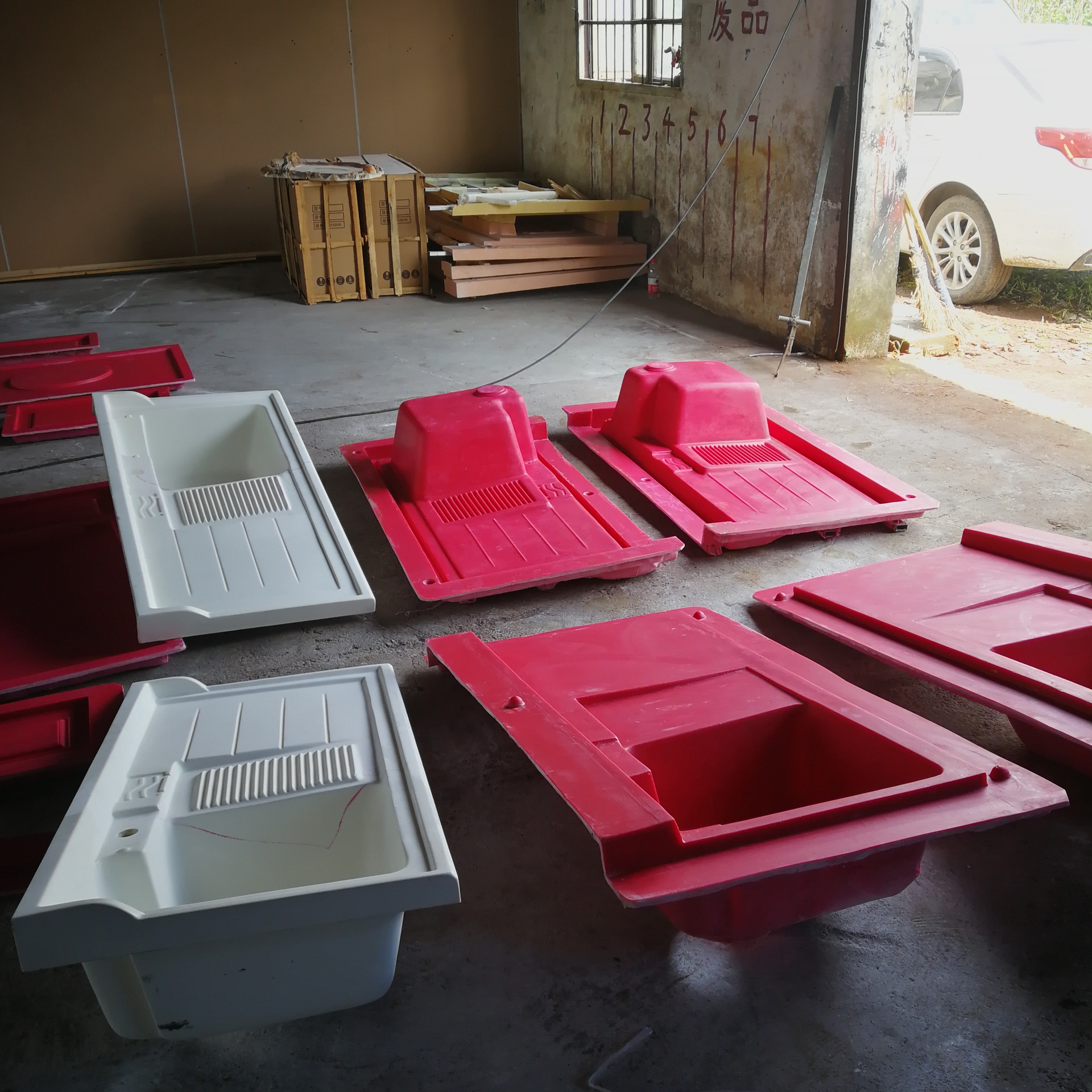 厂家供应人造玉石柜洗手盆玻璃钢模具,阳台洗衣盆模具