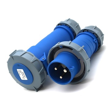 厂家直销欧标工业防水连接器 32a防水母插头ip67防水插头插座