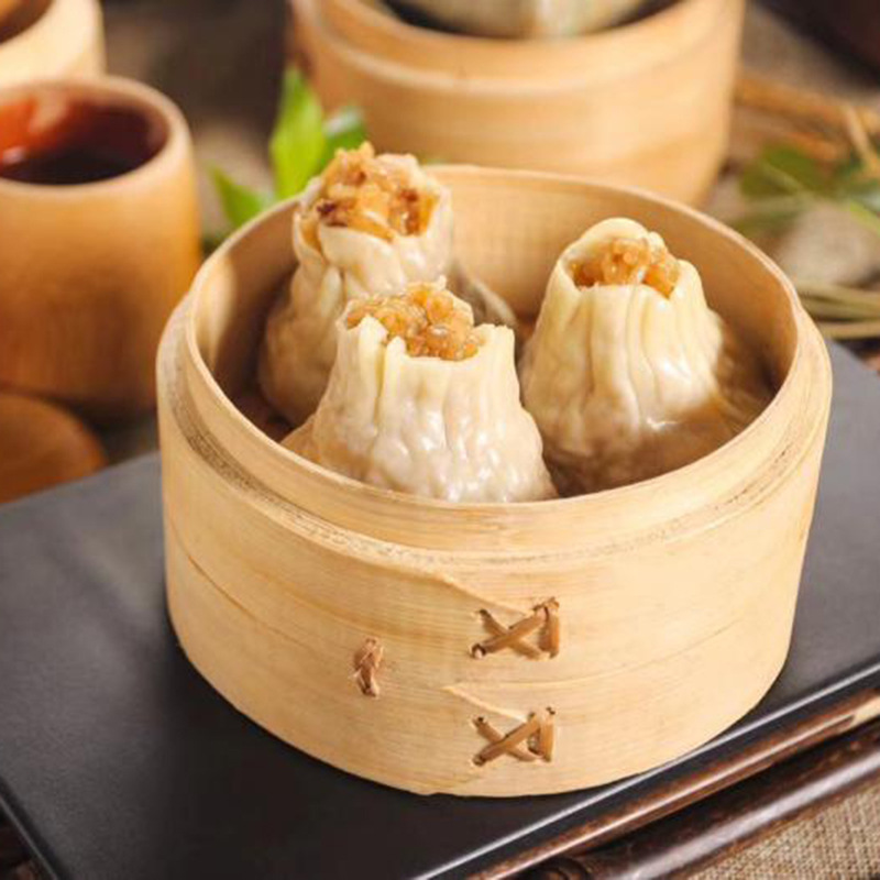 糯米烧麦鲜肉烧卖 广式早茶点心港式烧麦冷冻半成品干蒸200个批发