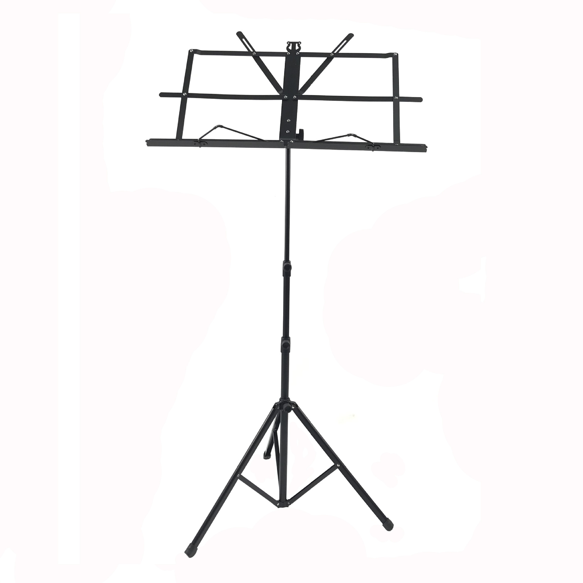 01便携式折叠乐谱架子 铝接头伸缩小谱架 金属支架升降加粗加厚