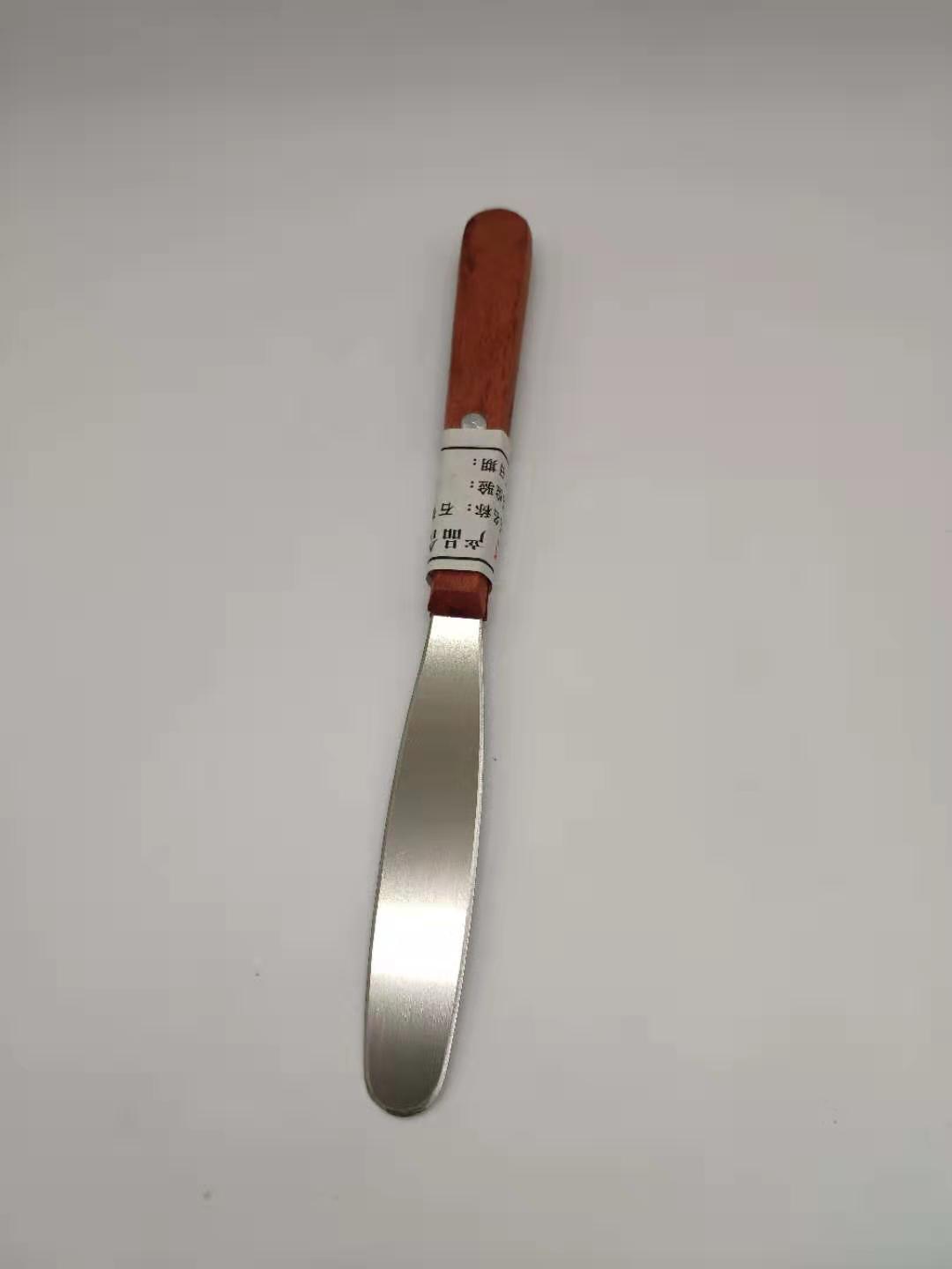 口腔牙科工具 石膏调拌刀木柄不锈钢调刀 石膏印膜调拌刀牙科材料