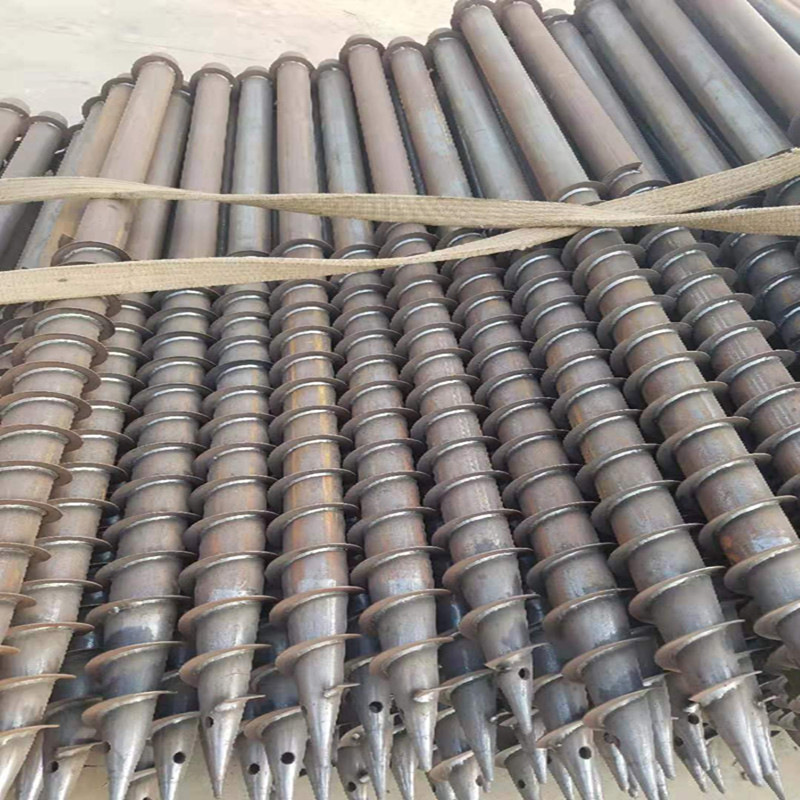 厂家直销 水泥灌注桩 热镀锌地桩 光伏螺旋地锚 大棚专用地桩