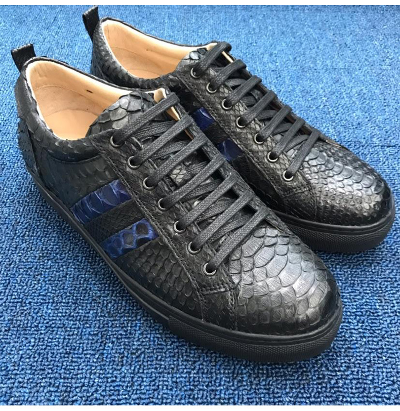 厂家直供男鞋休闲皮鞋蟒蛇皮豆豆鞋皮鞋男软面皮驾车鞋子休闲男鞋