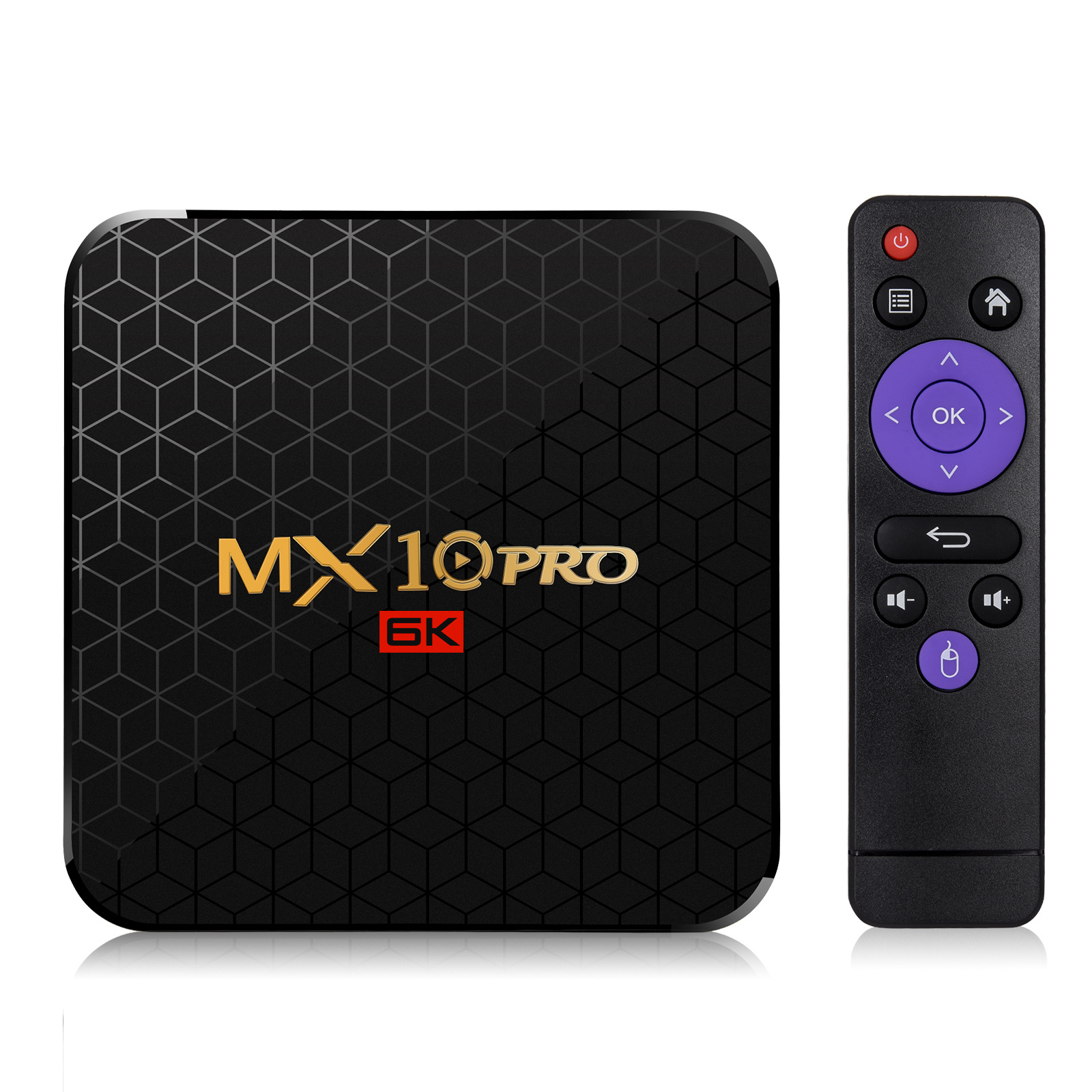 New Mx10 Pro Allwinner H6 TV Box 4G + 64gb Android 9.0 Smart Network Player