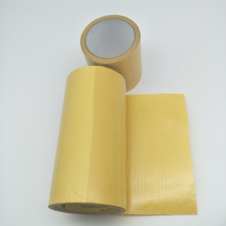网格纤维双面胶带 强力双面胶 纺织物贴合