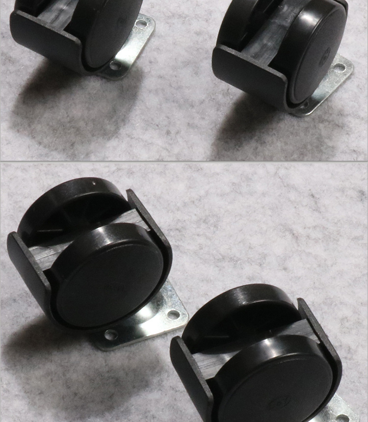 5寸平板万向轮转椅轮子办公桌橡胶滚脚轮电脑配件家具滑轮柜