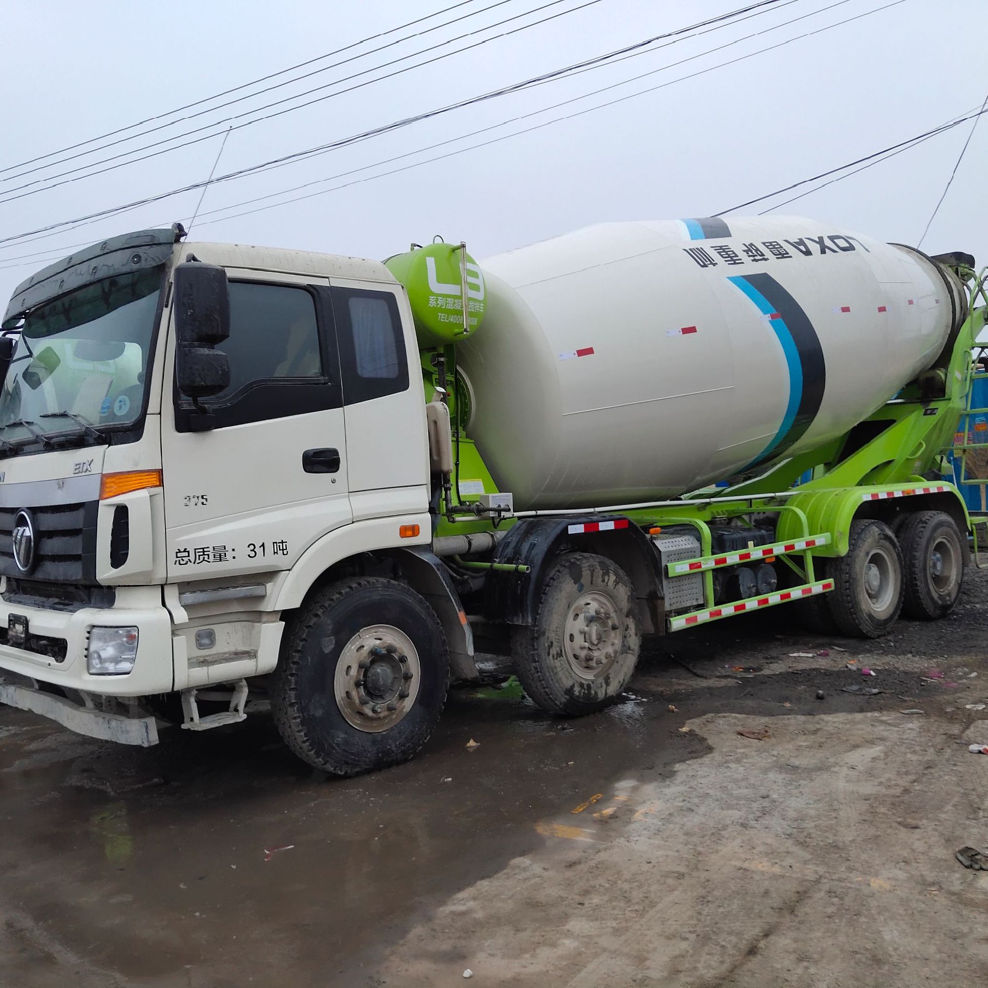 2手国五福田欧曼搅拌车 二手水泥罐车 混凝土搅拌运输车 22方商砼