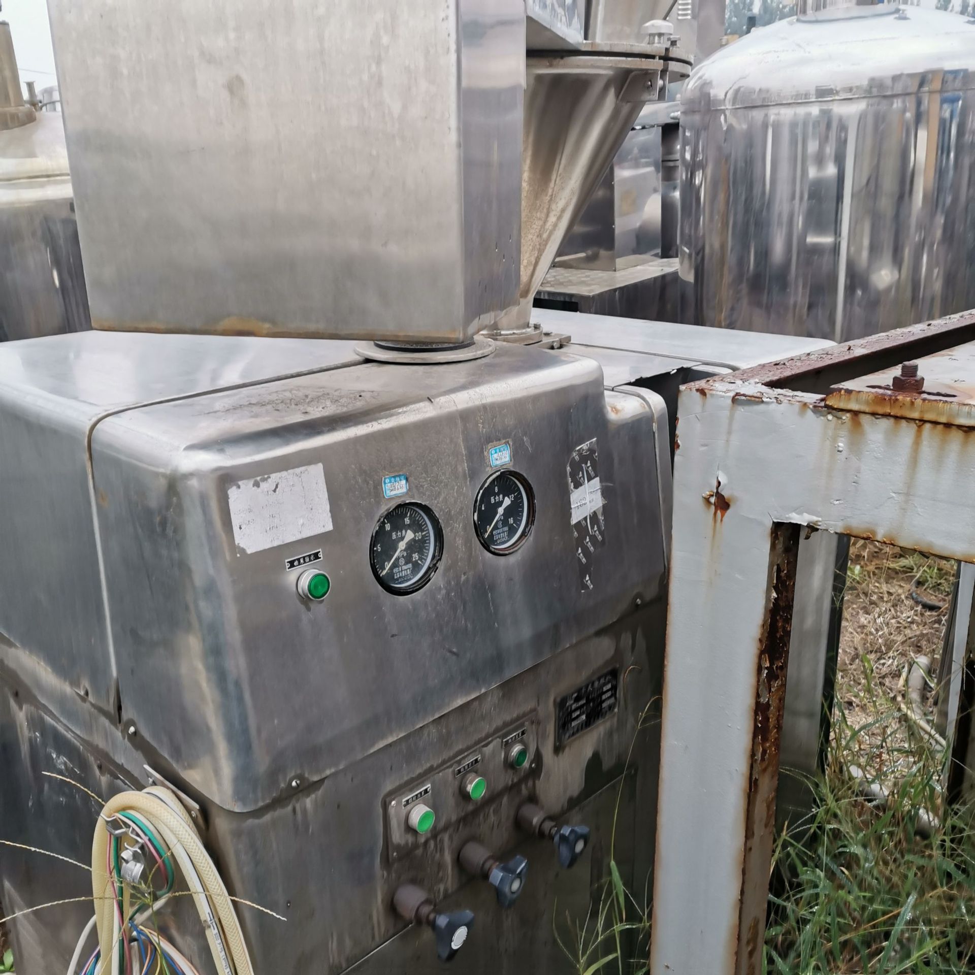 出售二手gy-20x8干式造粒机干法制粒机食品药品旋转式制粒机