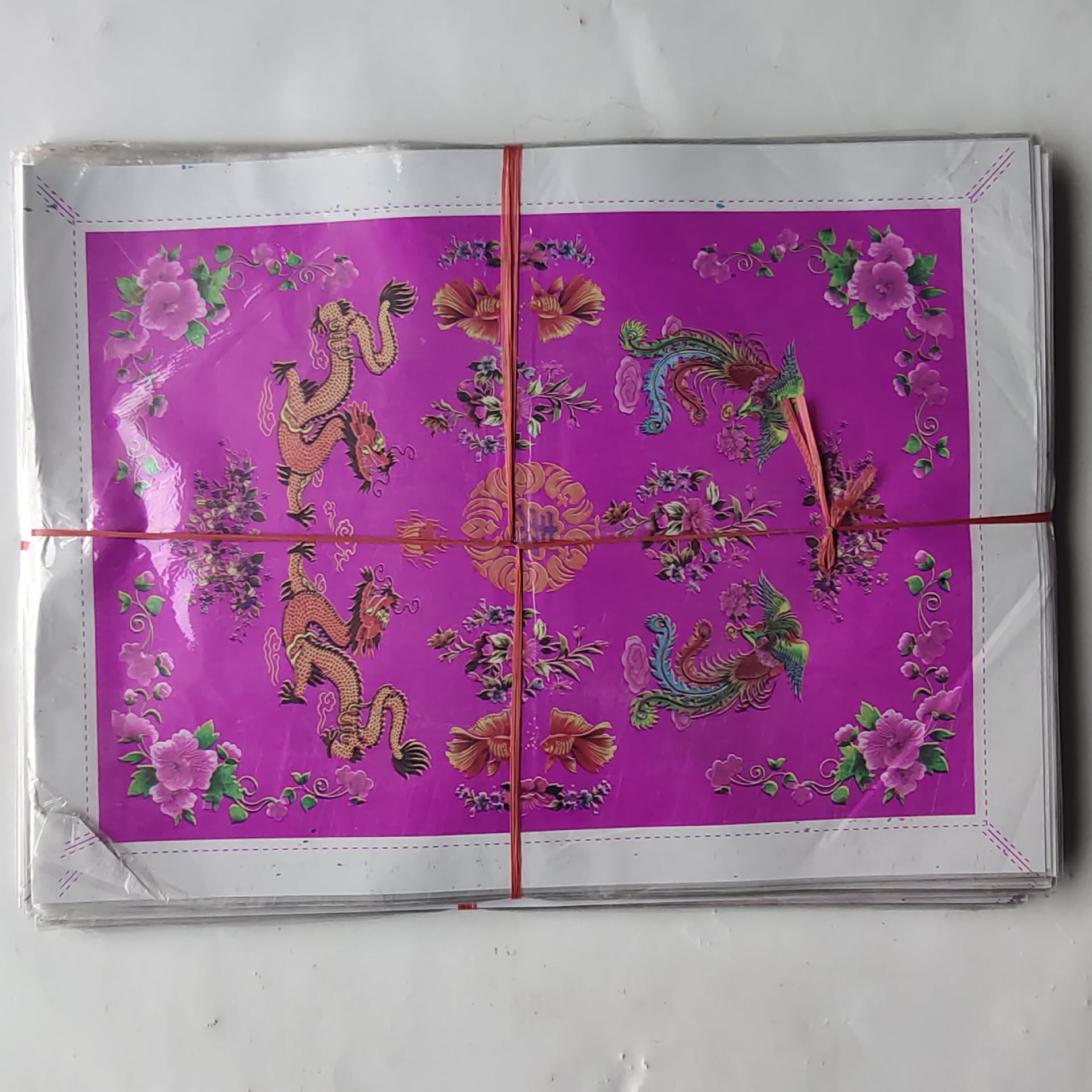 【万东殡葬用品】 龙凤纸被子 纸被褥男女通用 十月一清明节祭祀