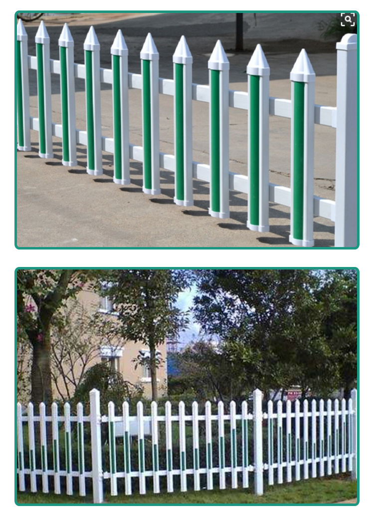 pvc草坪护栏塑钢护栏绿化园艺围栏围墙社区公园护栏栅栏隔离栅