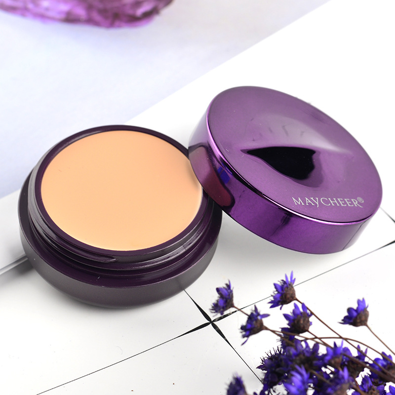 彩妆美茜儿臻颜亮彩遮瑕膏 遮盖脸部细纹雀斑点痘印黑眼圈粉底膏