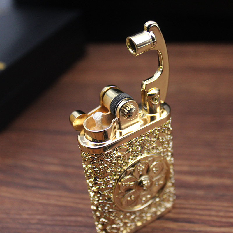 佐罗592盔甲煤油打火机 时来运转老式煤油创意摇臂打火抖音送礼品