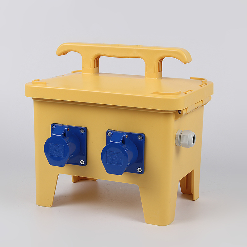移动检修电源箱便携式手提工地接线箱户外防水检修插座箱