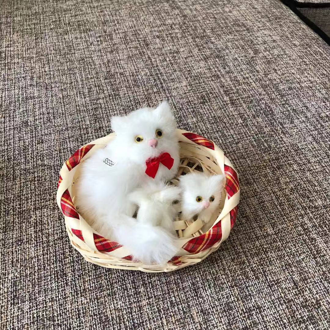 千辉工艺仿真猫咪耶内摆件生日景区热卖假猫礼品夜厂家直销