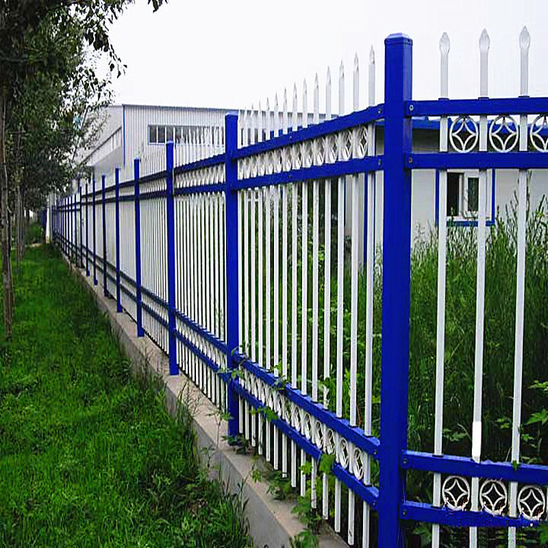 佛山厂家生产锌钢围墙护栏 圆管防锈围墙防护栏 院墙别墅栏杆