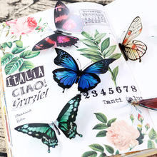 纸墨PET透明贴纸包 偏若系列 创意异形蝴蝶蜻蜓手账装饰素材贴纸