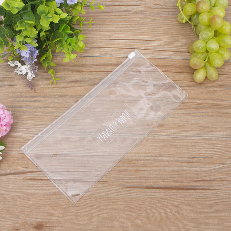 厂家直销通用pvc拉链袋定做透明塑料包装袋考试透明笔袋可定制