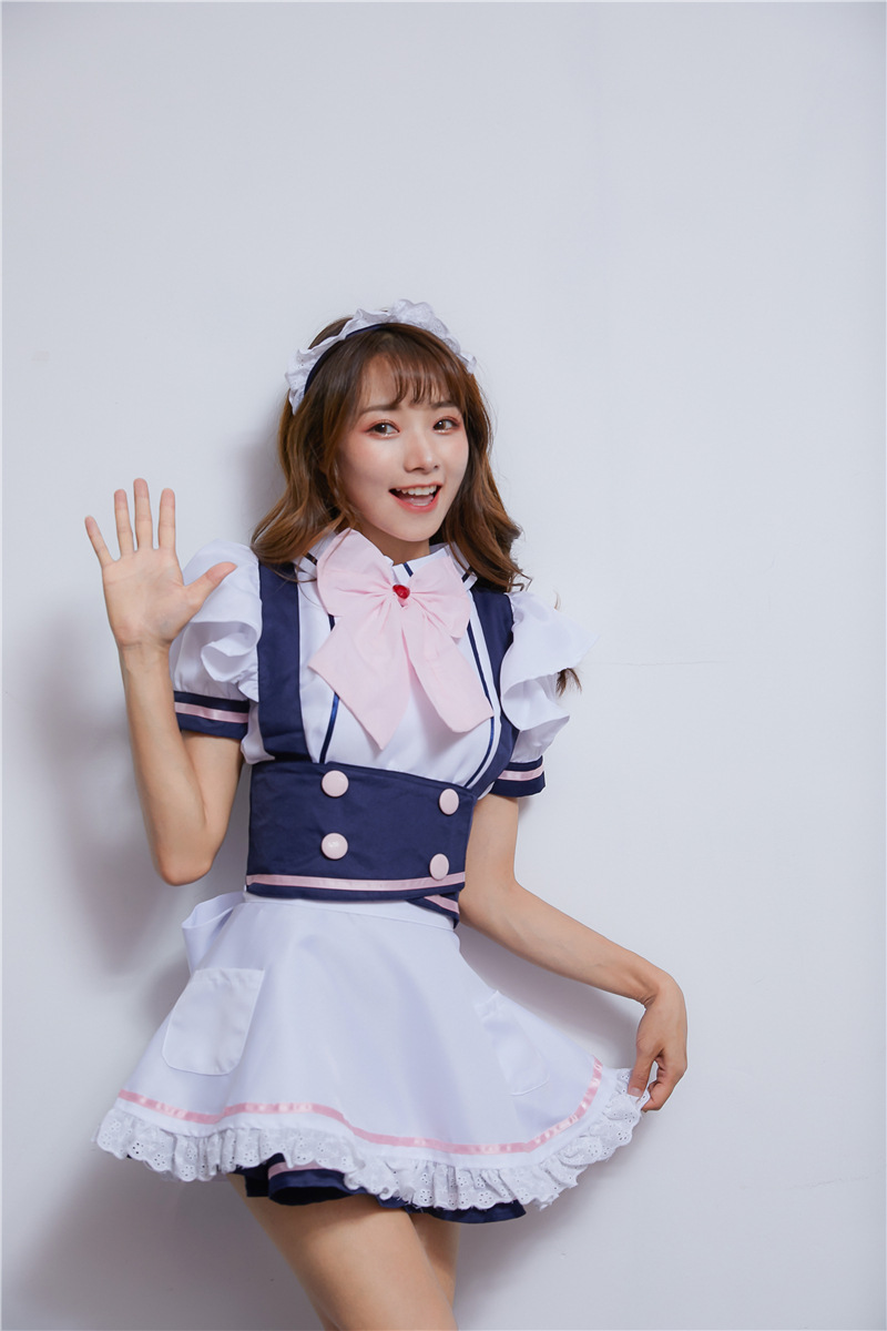 万圣节日本原版女仆装cosplay酒吧餐厅工作服动漫女佣演出服批发