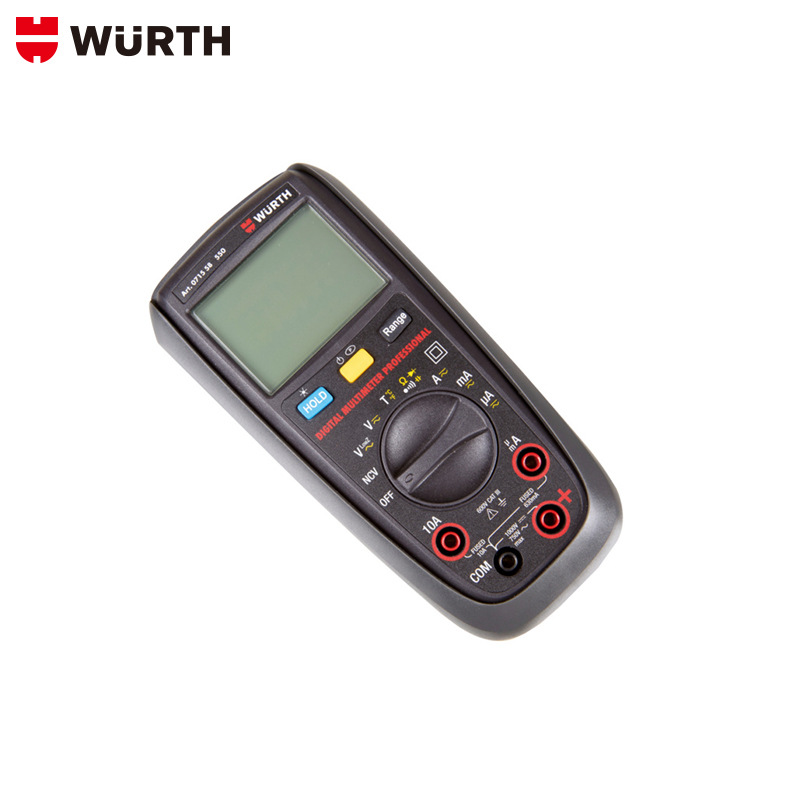 wurth/伍尔特专业数字万用表 高精度自动数显电子表