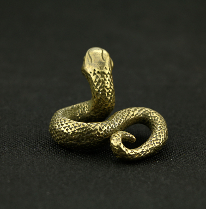 复古唐朝古玩古董铜器铜蛇小摆件桌面茶宠铜摆件玩饰老铜物件批发