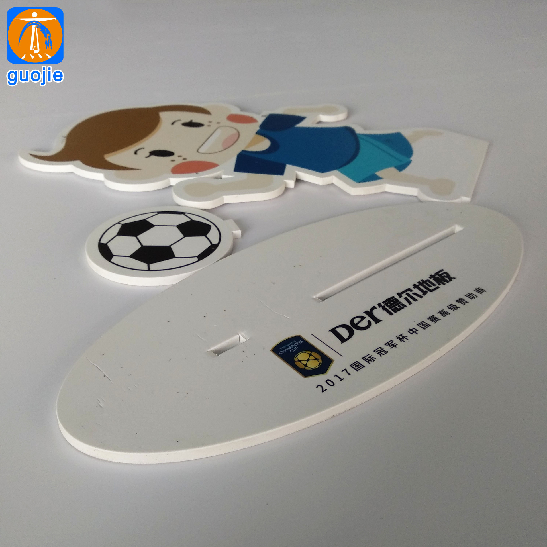 厂家批量热卖 雪弗板台卡 uv环保背胶雪弗板