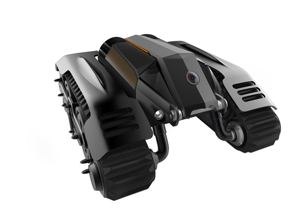 水下仿生探测机器鱼防水履带底盘水下机器鱼水陆两栖无死角探测