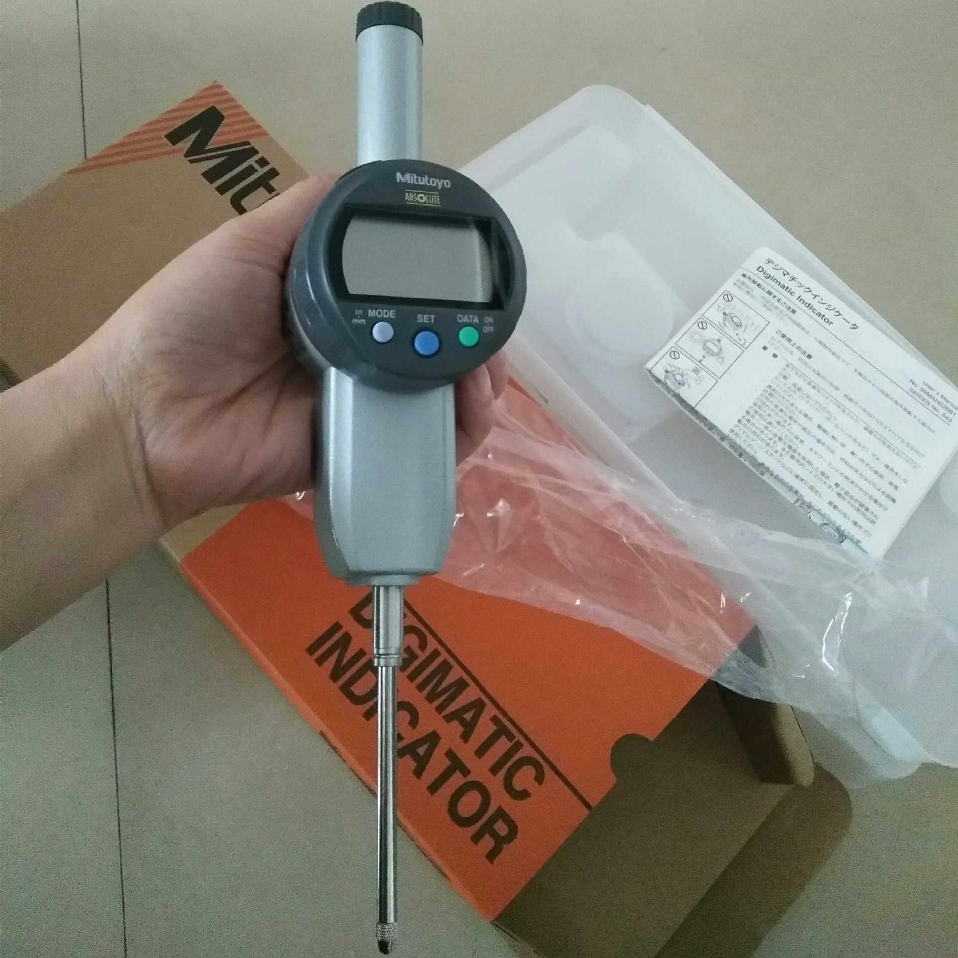 批发 543-491b三丰数显高度计 三丰高度规 三丰数显千分表0~50.