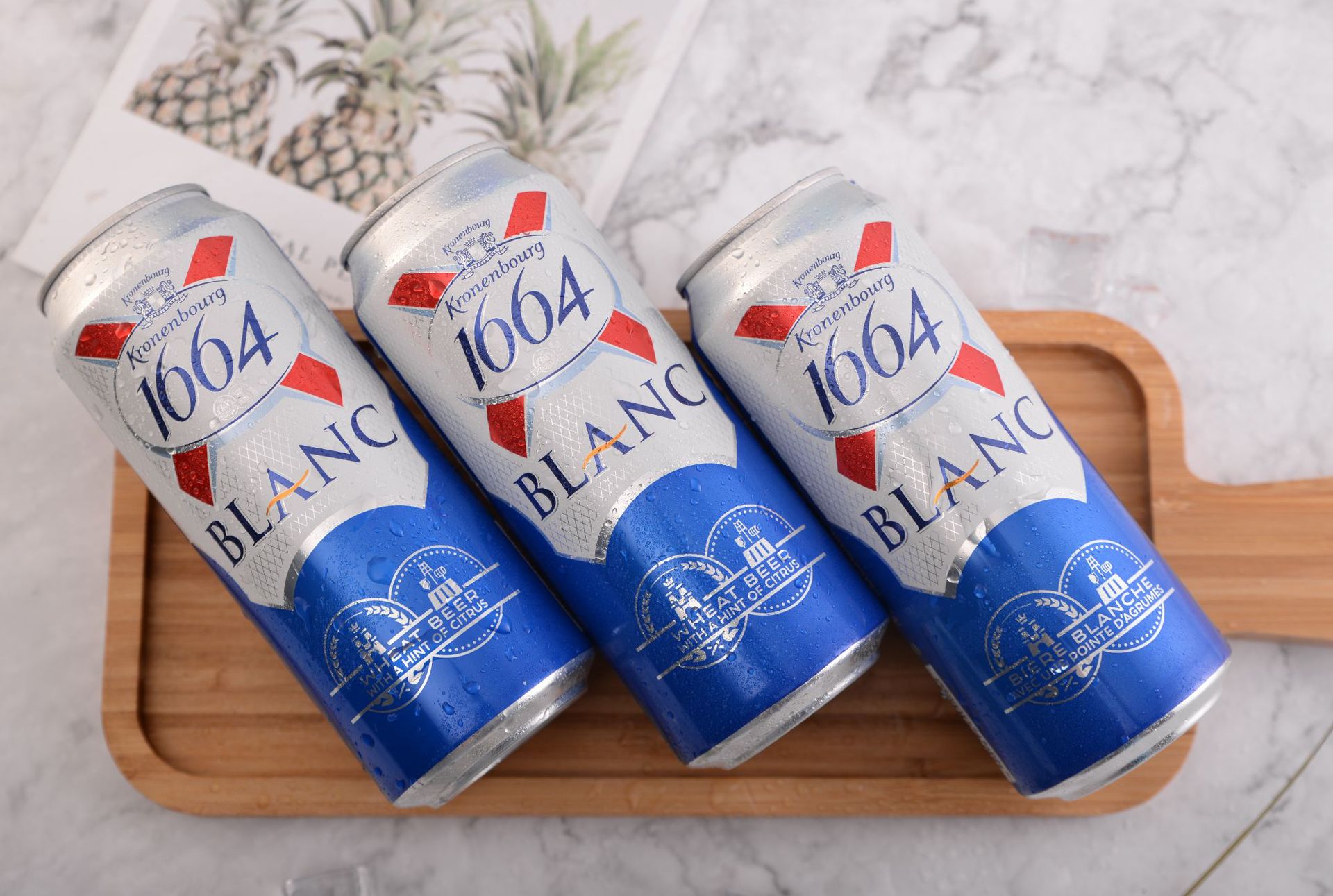 法国kronenbourg1664白听装500ml*12听 整箱