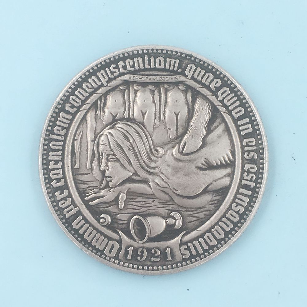 银币银元1921美国可吹响银元流浪者骷髅美女币厂家收藏批发银元