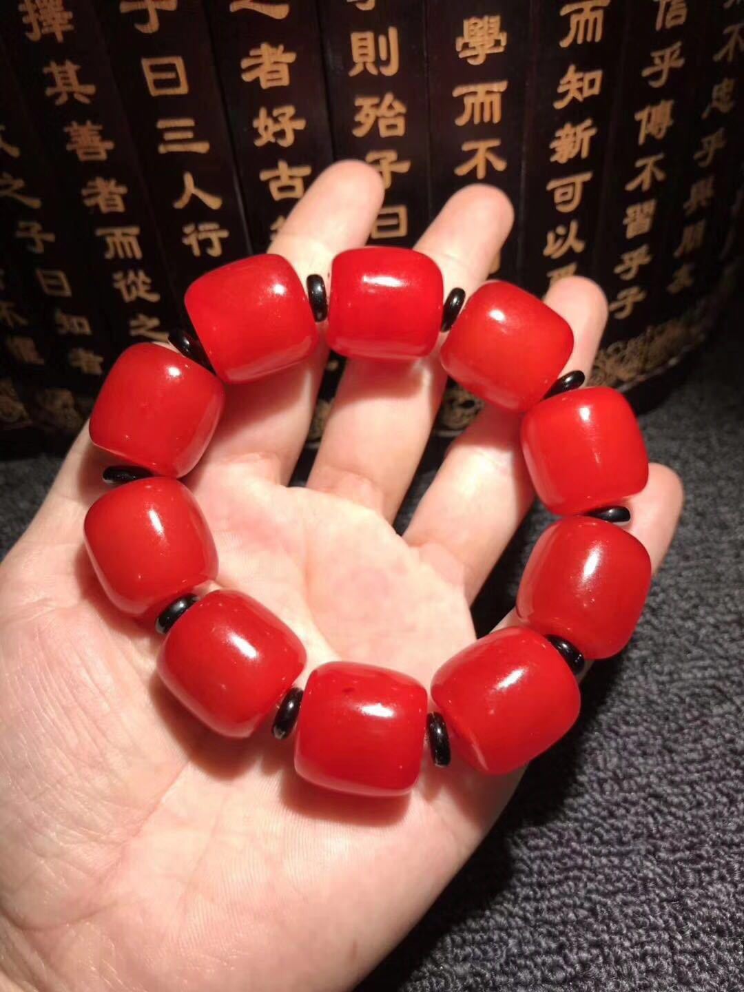 厂家直销 高仿象皮20m手串手链佛珠男女108颗手链文玩饰品工艺品