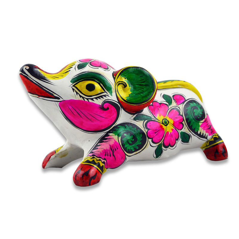 陕西特色礼物凤翔泥塑十二生肖鼠年工艺品企业活动年会礼品